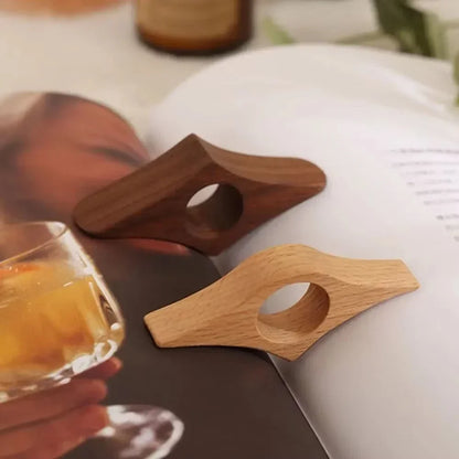 LumaPage™  Solid Wood Thumb Holder