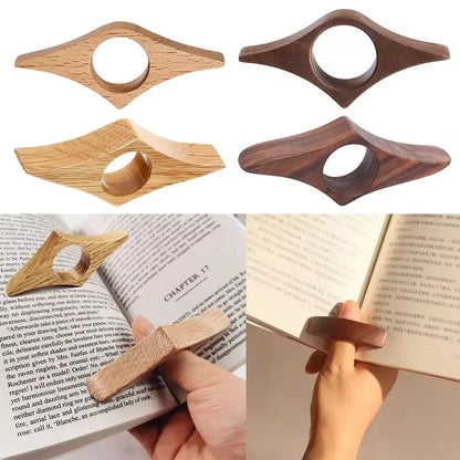 LumaPage™  Solid Wood Thumb Holder